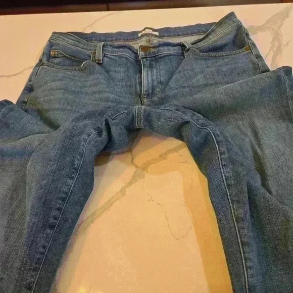 Eileen Fisher Womens Straight Leg Mid Rise Stretch Jean Size 10 - Picture 4 of 8